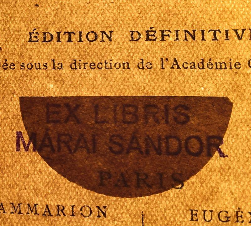 Az író ex librise