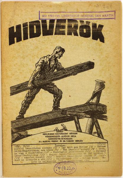 Hídverők. Pfaffenberg, 1950.